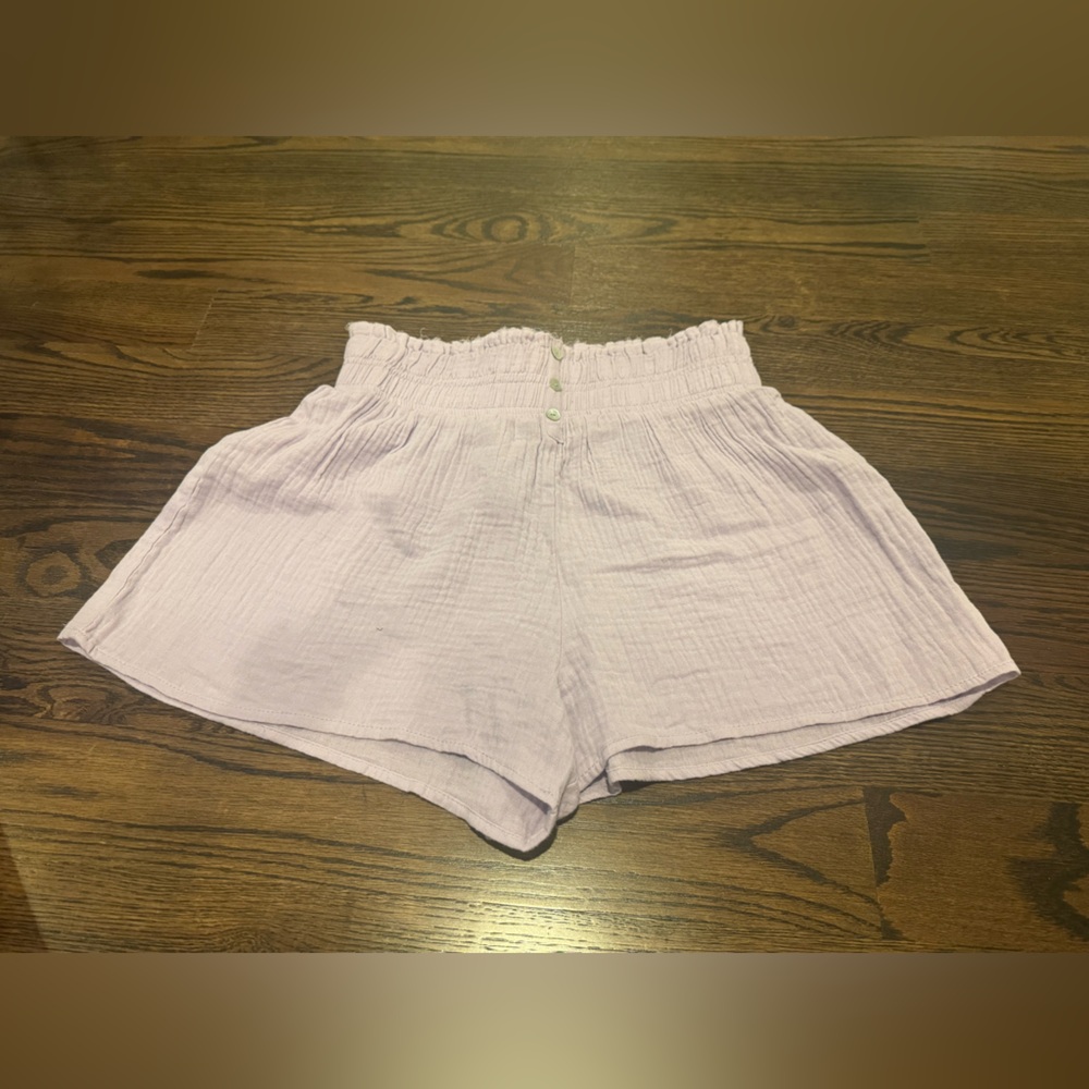 Francesca's Collections Lilac High Waist Shorts